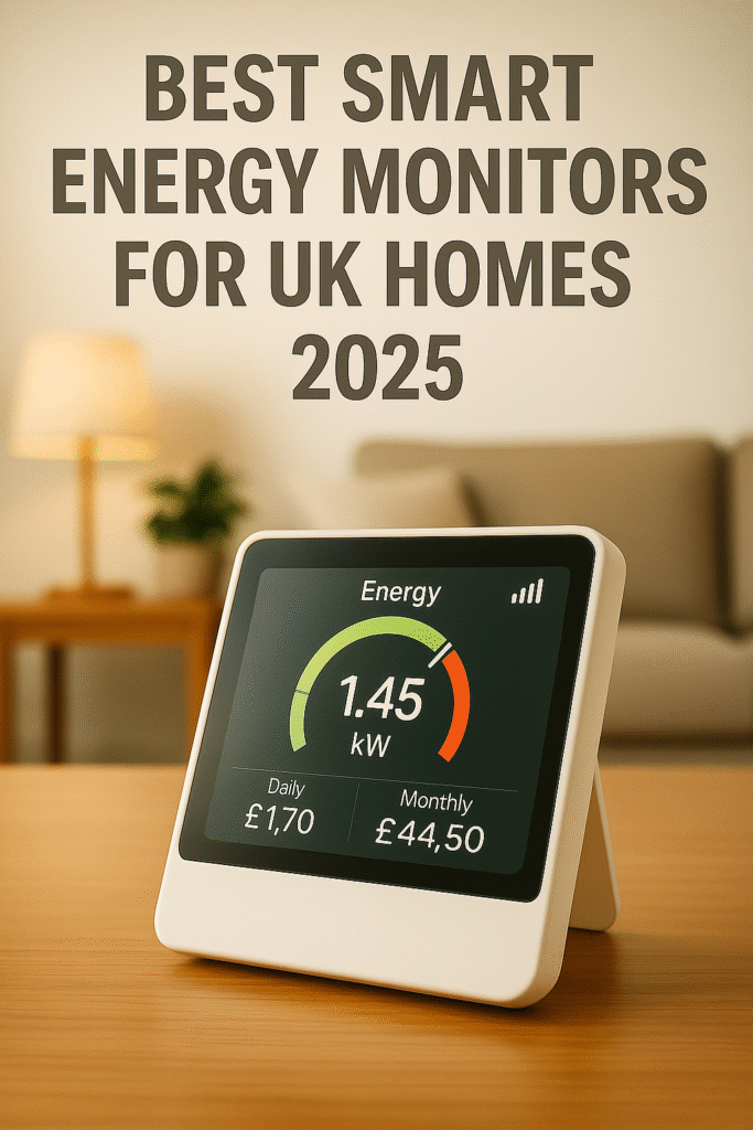 best smart energy monitors for UK homes 2025