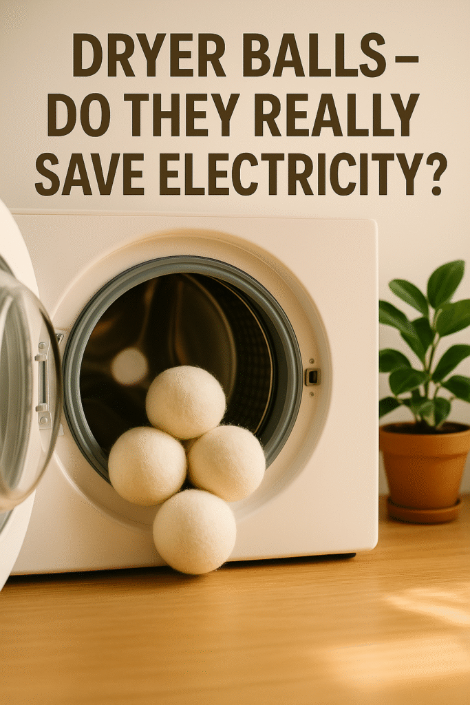 dryer balls electricity savings UK 2025
