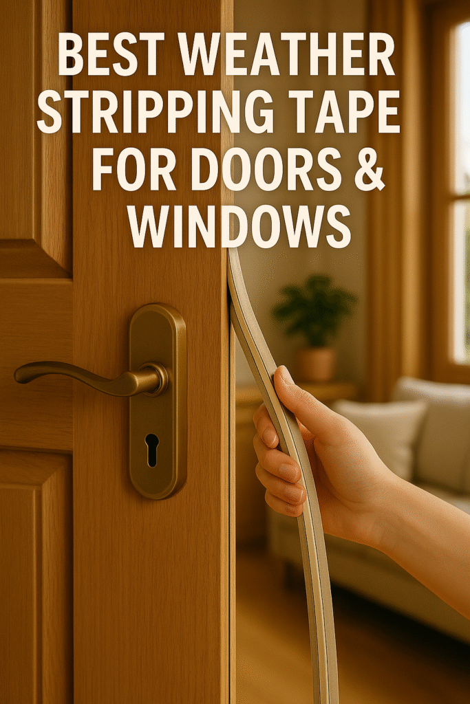 best weather stripping tape for doors and windows UK 202