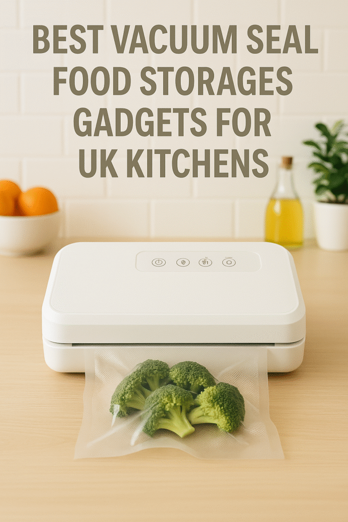 vacuum seal food storage gadgets for UK kitchens 2025 — compact, affordable, and designed to reduce food waste