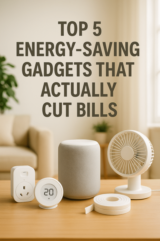 energy-saving gadgets for UK homes 2025 — smart devices to cut bills and boost efficiency