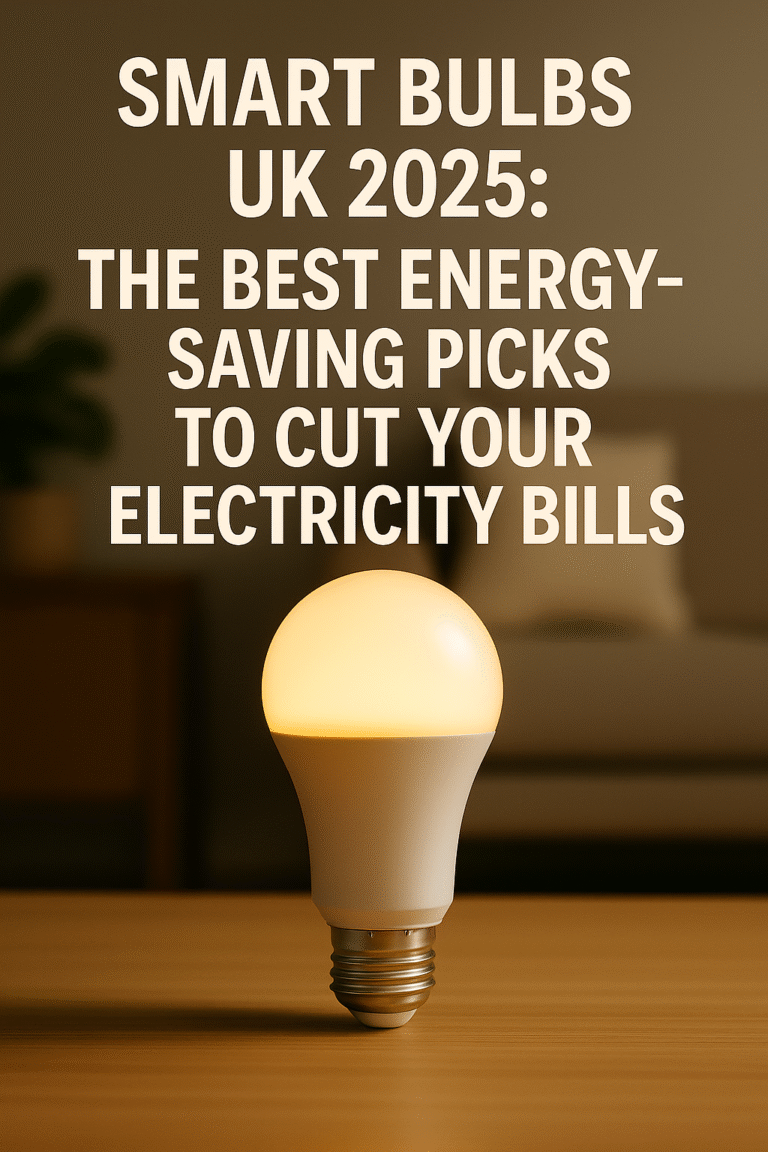 smart bulbs UK 2025 – Philips Hue, TP‑Link, Lepro and Avatar Controls compared for saving electricity and cutting bills