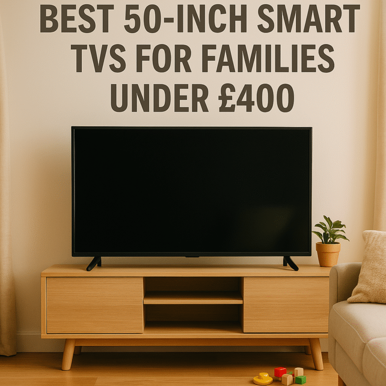 Best smart TVs under £400 UK 2025 – top 50-inch models for families, streaming, and gaming