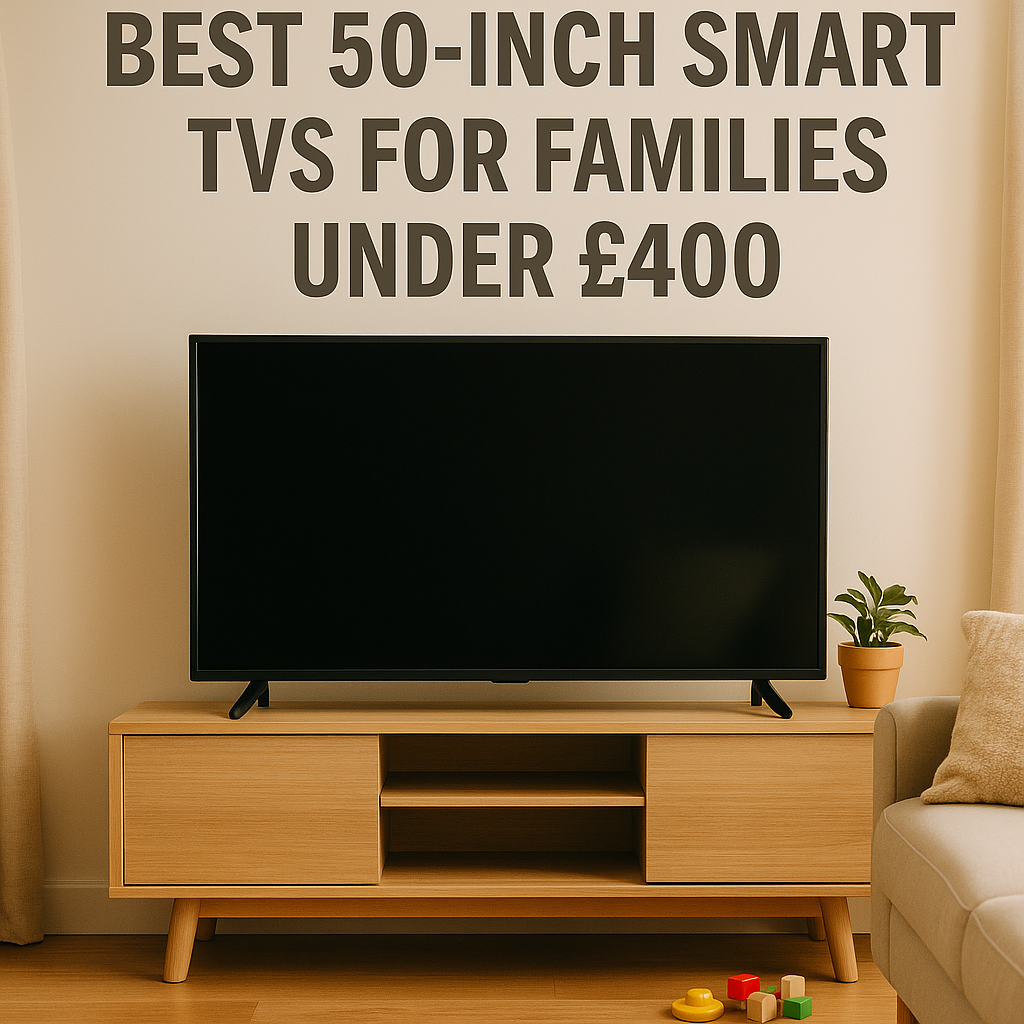 Best smart TVs under £400 UK 2025 – top 50-inch models for families, streaming, and gaming