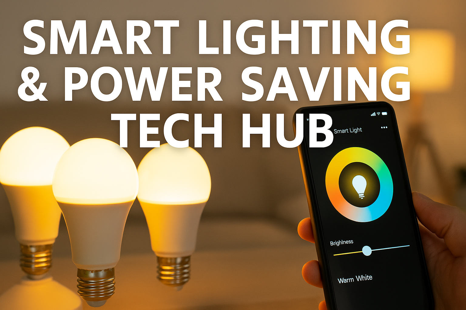 Smart Lighting & Power Saving Tech Hub | UK Guide